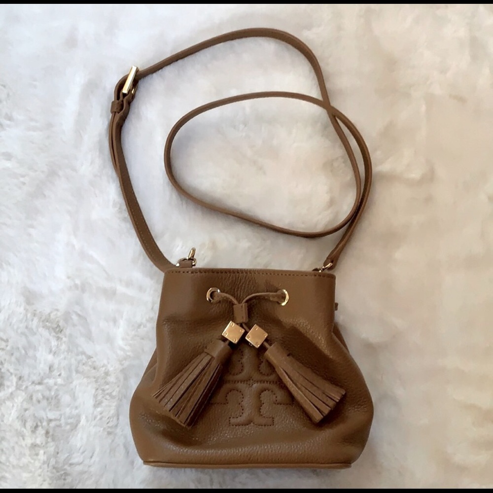 Tory Burch mini bag Neutral Brown/Camel color.